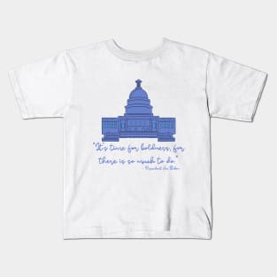 Joe Biden Inaugural Address “It’s Time For Boldness” Kids T-Shirt